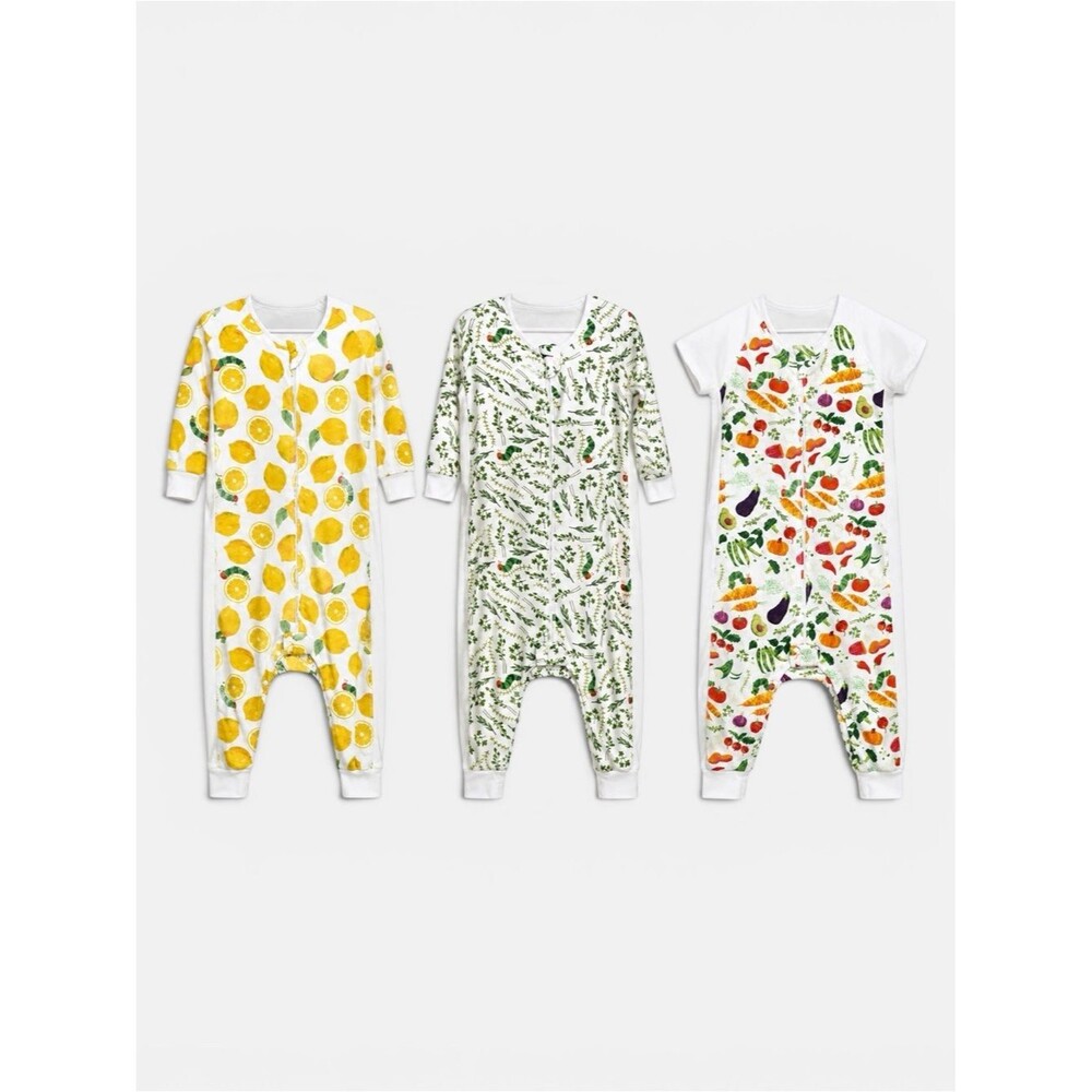 Nest Designs Hungry Caterpillar Bamboo Sleep Suit Bundle of 3 18M .06 TOG